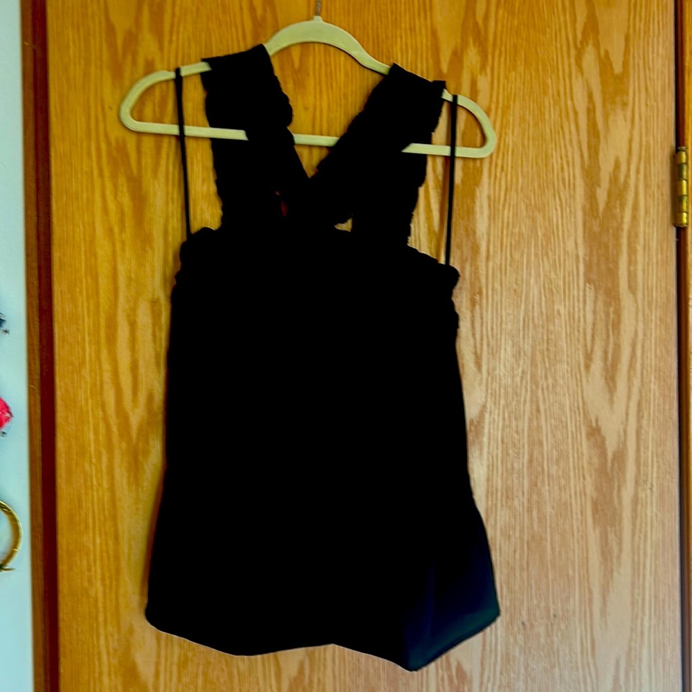 J. crew ruffle strap top